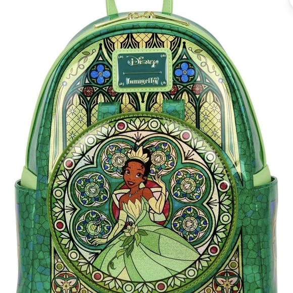 Loungefly Handbags - Loungefly Disney Princess Tiana Green Backpack